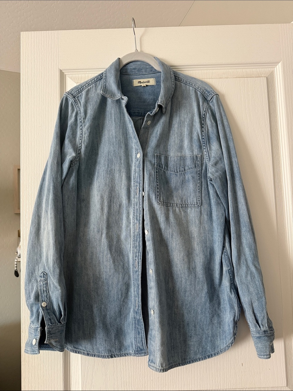 Madewell denim overshirt L